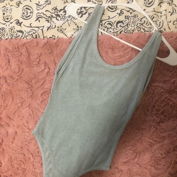Kendall & Kylie Tops - Kendall and Kylie Blue Bodysuit